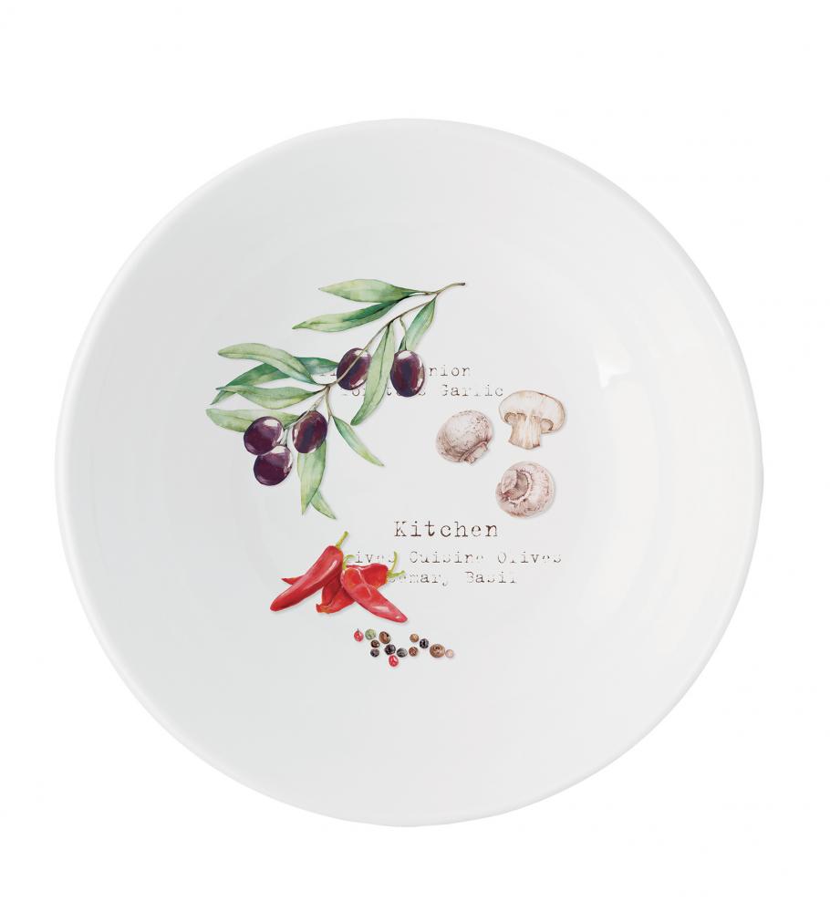 HOME & KITCHEN PORCELAIN SOUP PLATE 18CM, Easy Life