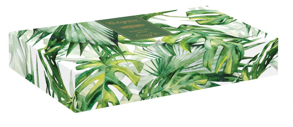 MADAGASCAR SERVĒJAMAIS TRAUKS LAPA 26X11.5CM BALTS, Easy Life
