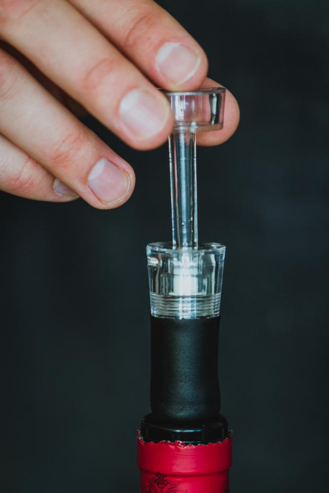 BARCRAFT WINE STOPPER WITH PUMP, Bar Craft