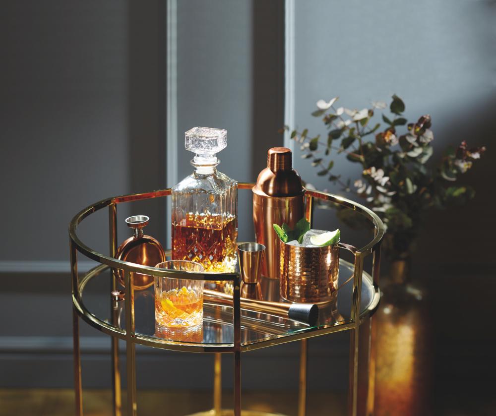 BARCRAFT COCKTAIL SHAKER 550ML, COPPER FINISH, ST.ST., Bar Craft