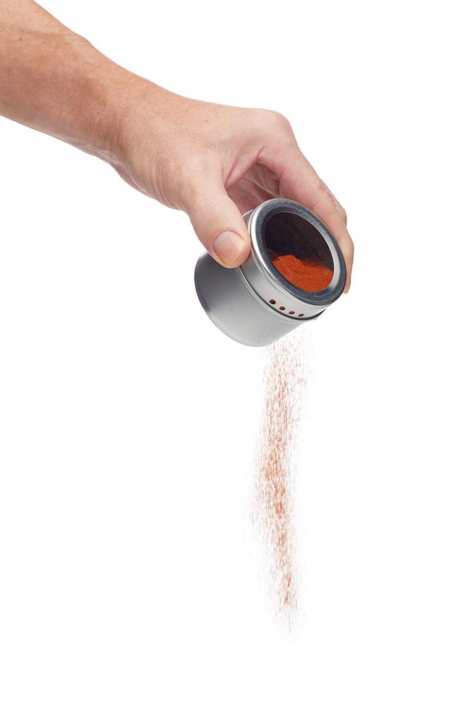 MASTERCLASS MAGNETIC SPICE CONTAINERS 6PCS, WITH SHELF 43X7.5X6CM, N / T, Masterclass
