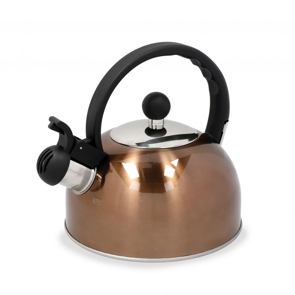LA CAFETIÈRE COPPER WHISTLING KETTLE, 1.3L, ST.ST., La Cafetiere