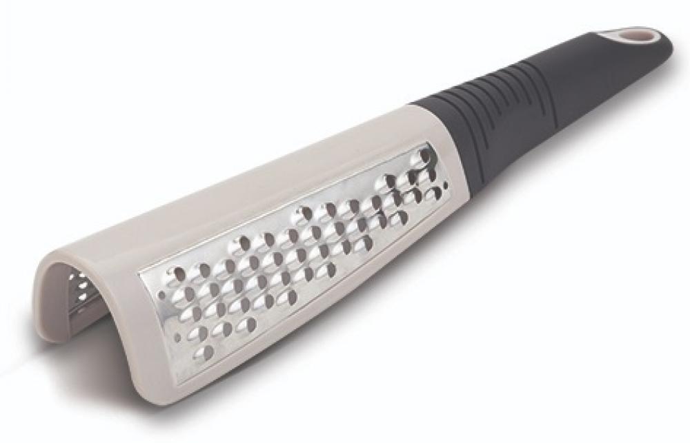 STAINLESS STEEL GRATER WITH TWO GRATING SURFACES "MISTY" 28.5CM, Nava