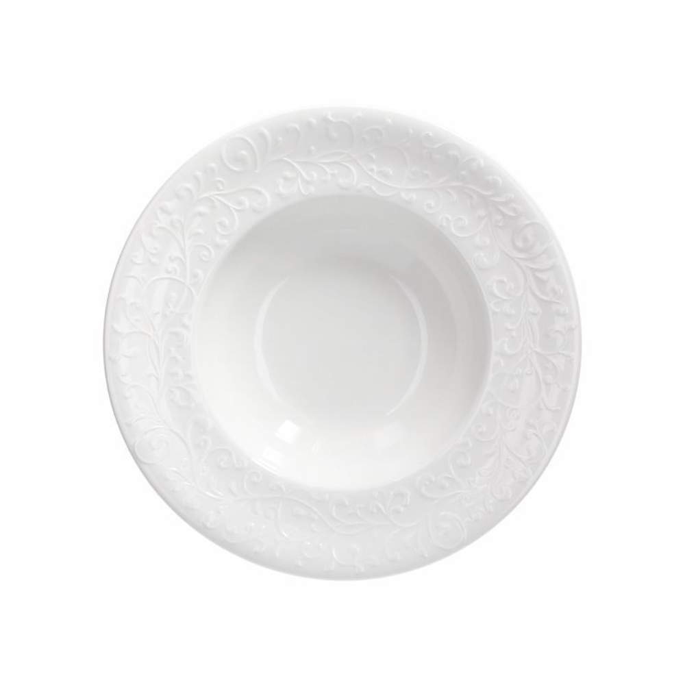 JASMIN DEEP PLATE 25CM, PORCELAIN, Tognana