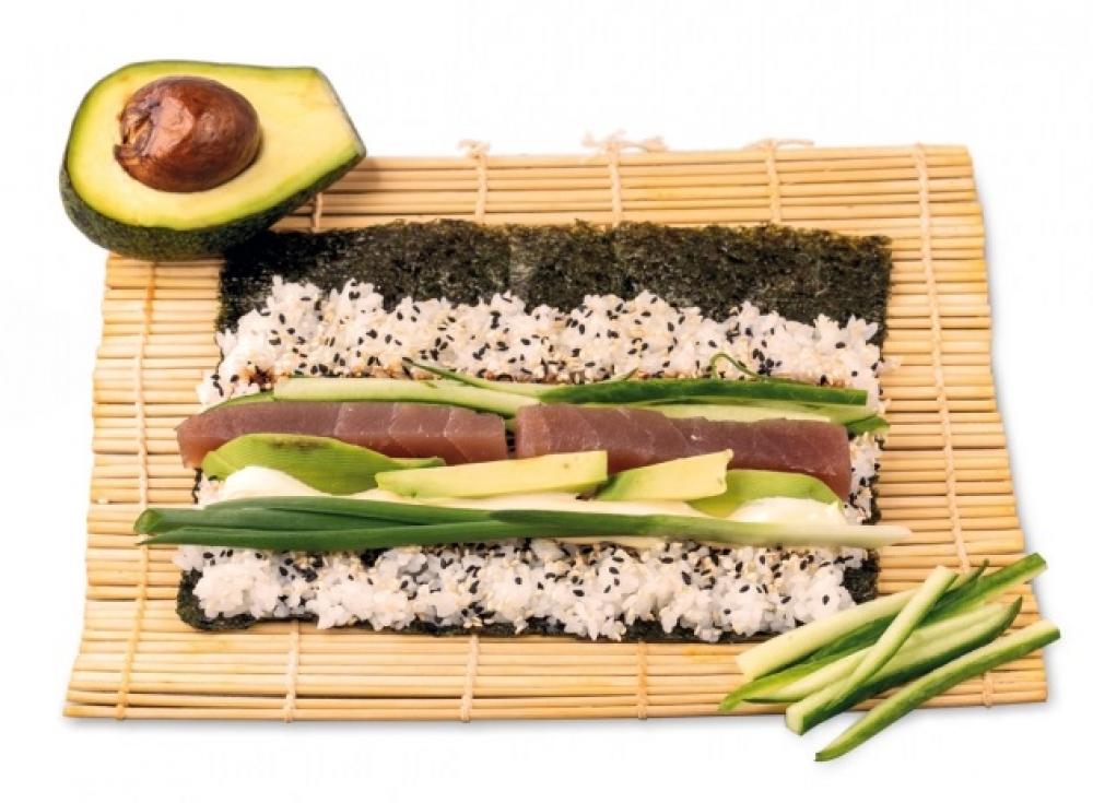 NIKKO SUSHI MAT 24x24CM, BAMBOO, Tescoma