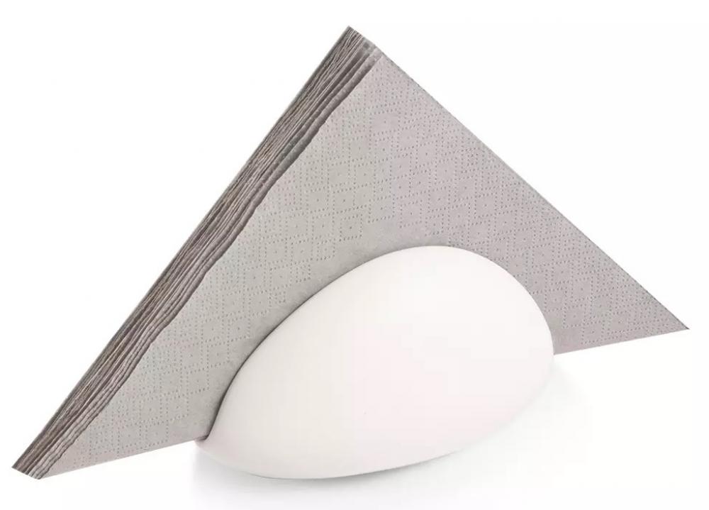 FANCY HOME STONES ДЕРЖАТЕЛЬ ДЛЯ САЛФЕТОК 12.5x6.5x6CM, БЕЛЫЙ, КЕРАМИКА, Tescoma