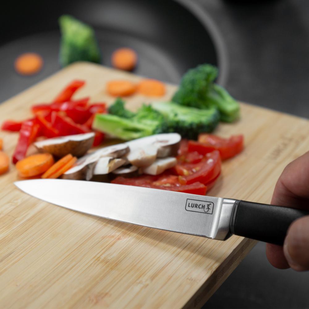 TANGO KNIFE SET 6PCS, WITH A KNIFE BLOCK, STAINLESS STEEL, PLASTIC/WOOD, Lurch