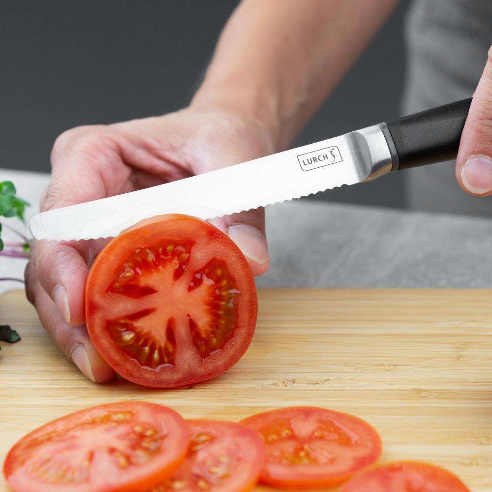 TANGO KNIFE SET 6PCS, WITH A KNIFE BLOCK, STAINLESS STEEL, PLASTIC/WOOD, Lurch