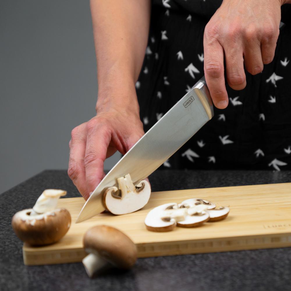TANGO KNIFE SET 6PCS, WITH A KNIFE BLOCK, STAINLESS STEEL, PLASTIC/WOOD, Lurch