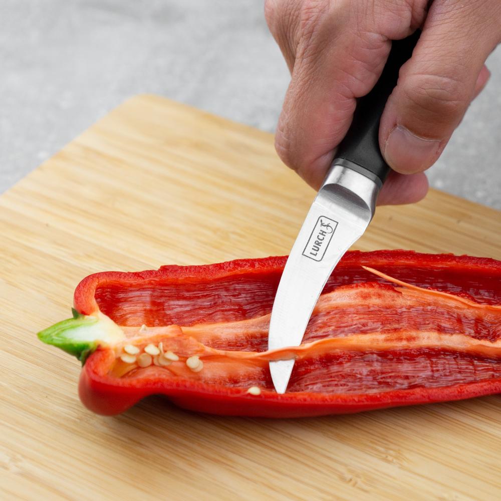 TANGO KNIFE SET 6PCS, WITH A KNIFE BLOCK, STAINLESS STEEL, PLASTIC/WOOD, Lurch