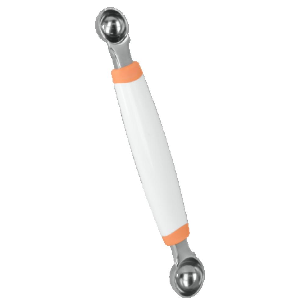FRUIT BALLER 22CM, DOUBLE SIDED, STAINLESS STEEL/PLASTIC, Metaltex