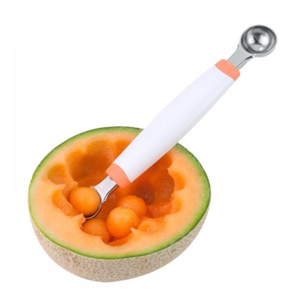 FRUIT BALLER 22CM, DOUBLE SIDED, STAINLESS STEEL/PLASTIC, Metaltex