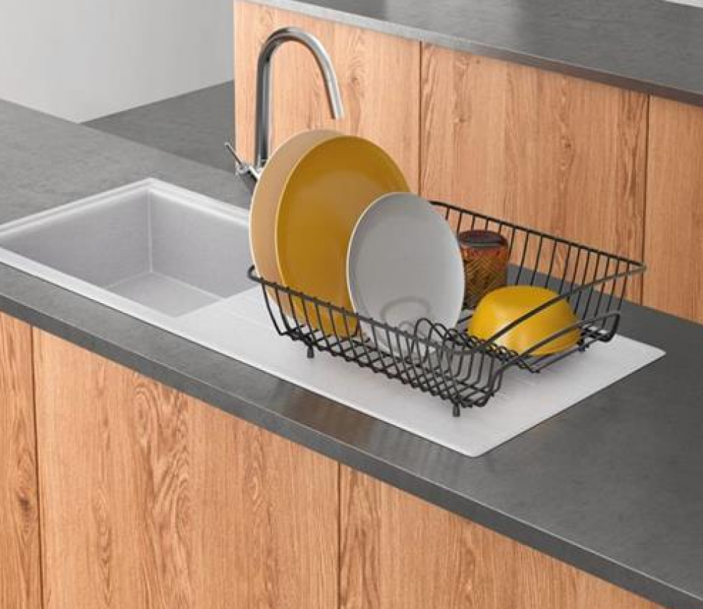 LAVA ROCKY 40 TRAUKU ŽĀVĒTĀJS 40x37x14CM, MELNS, NER.TĒR., TOUCH THERM PĀRKL., Metaltex