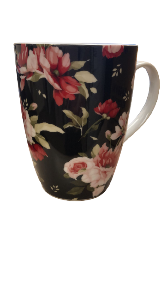 SUNNIE MUG 470ML W ROSES, Shenzhen Sunnie Industrial