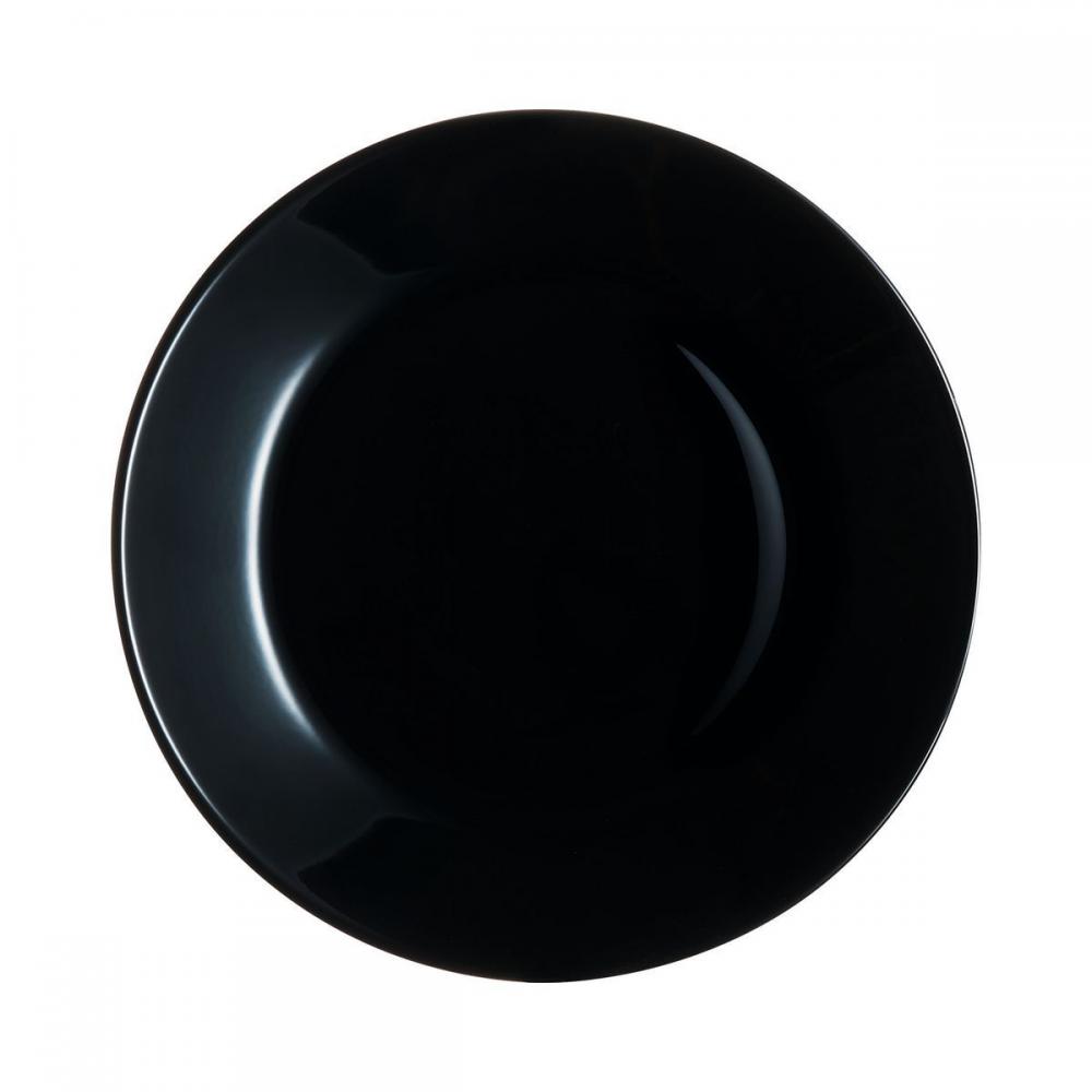 ZELIE BLACK DESSERT PLATE 18CM, Luminarc