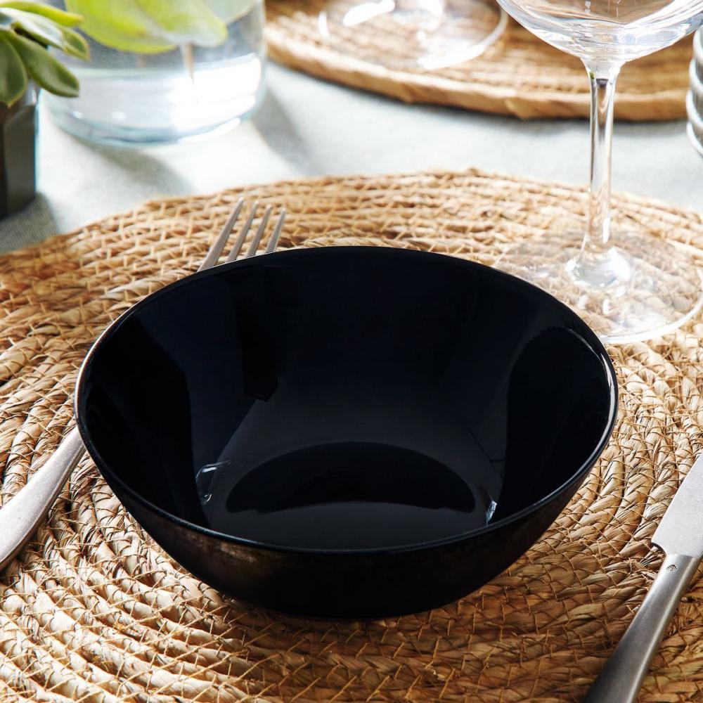 ZELIE BLACK BOWL 16CM, Luminarc