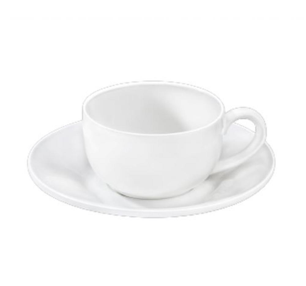 TEA CUP & SAUCER 250ML, SET 6PC, PORCELAIN, Wilmax