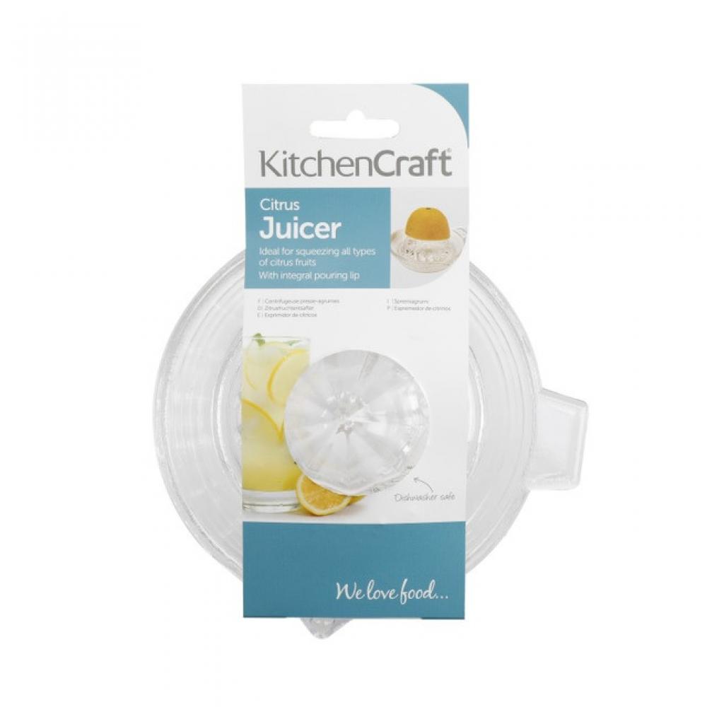 KITCHENCRAFT СОКОВЫЖИМАЛКА ЦИТРУСОВЫХ 13X7CM, СТЕКЛО, Kitchen Craft
