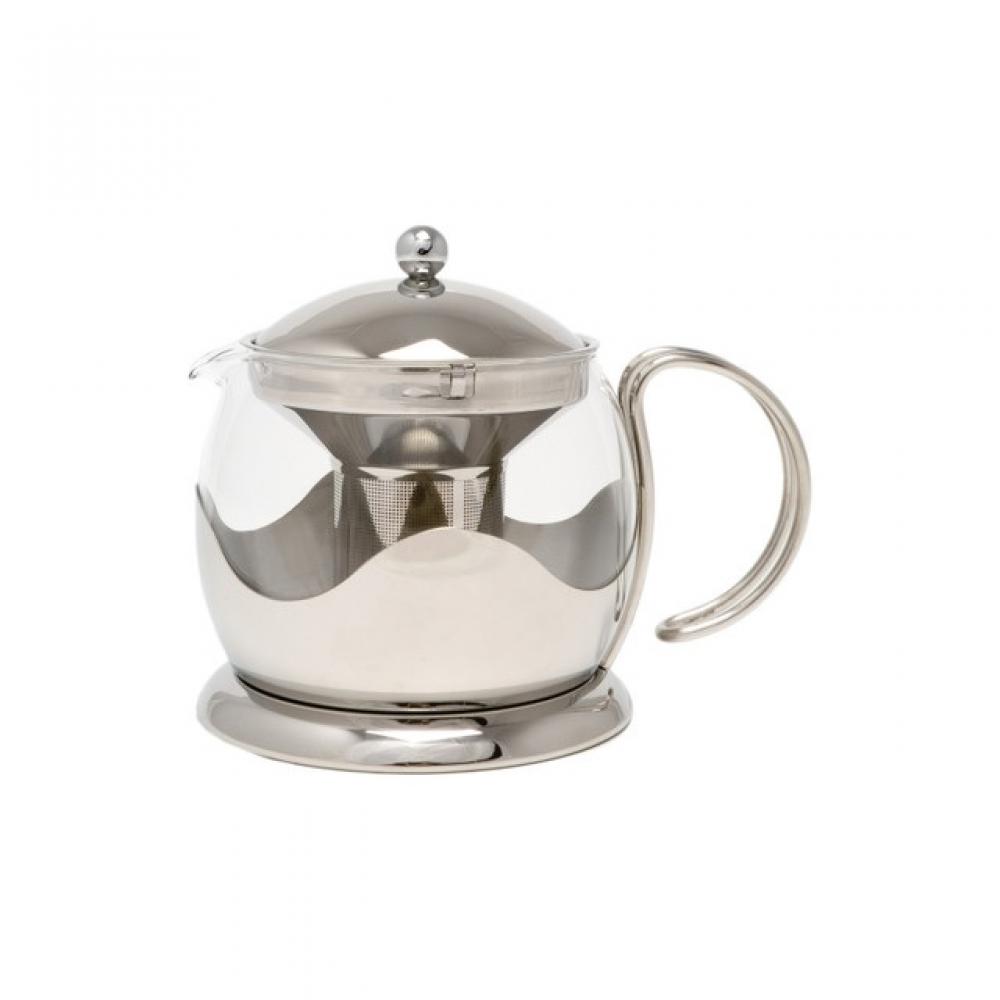 LA CAFETIÈRE IZMIR TEAPOT AND INFUSER 660ML, GLASS/ST.ST., La Cafetiere
