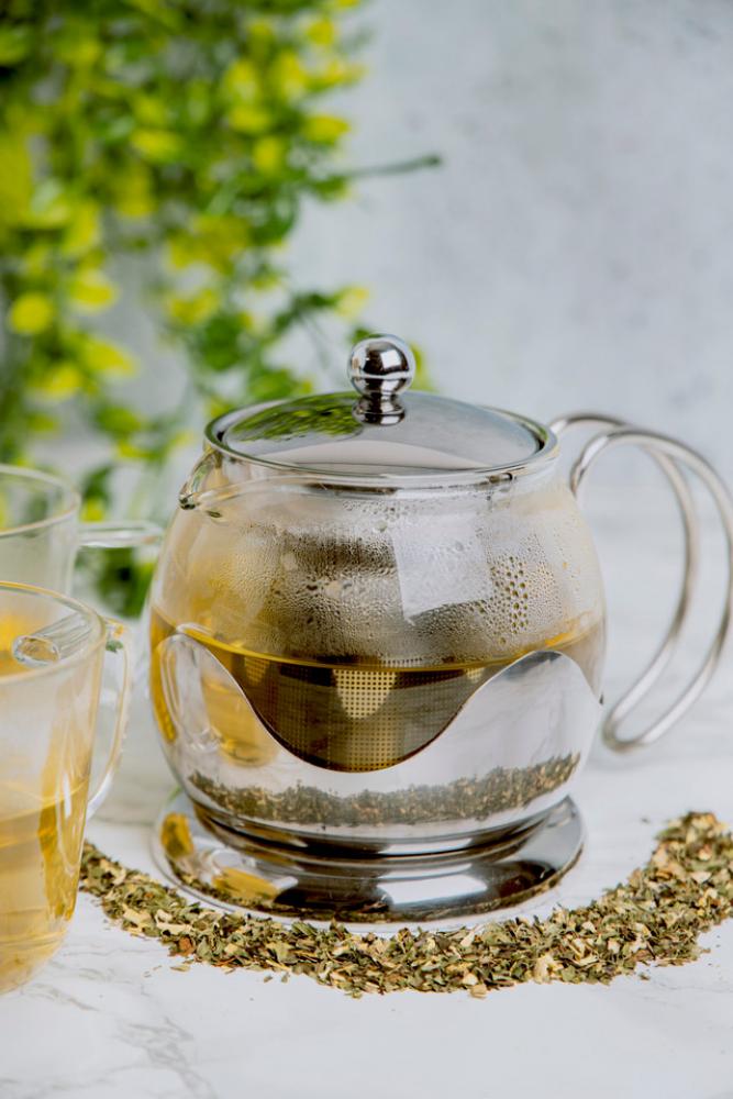 LA CAFETIÈRE IZMIR TEAPOT AND INFUSER 660ML, GLASS/ST.ST., La Cafetiere