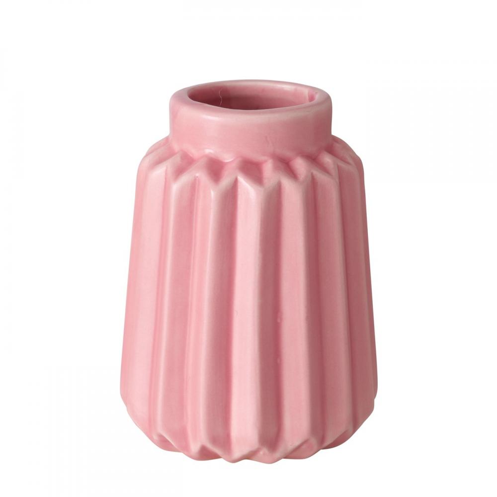 RAIGA VASE H10CM 3 ASS, GREEN/ORANGE/PINK, CERAMICS, Boltze