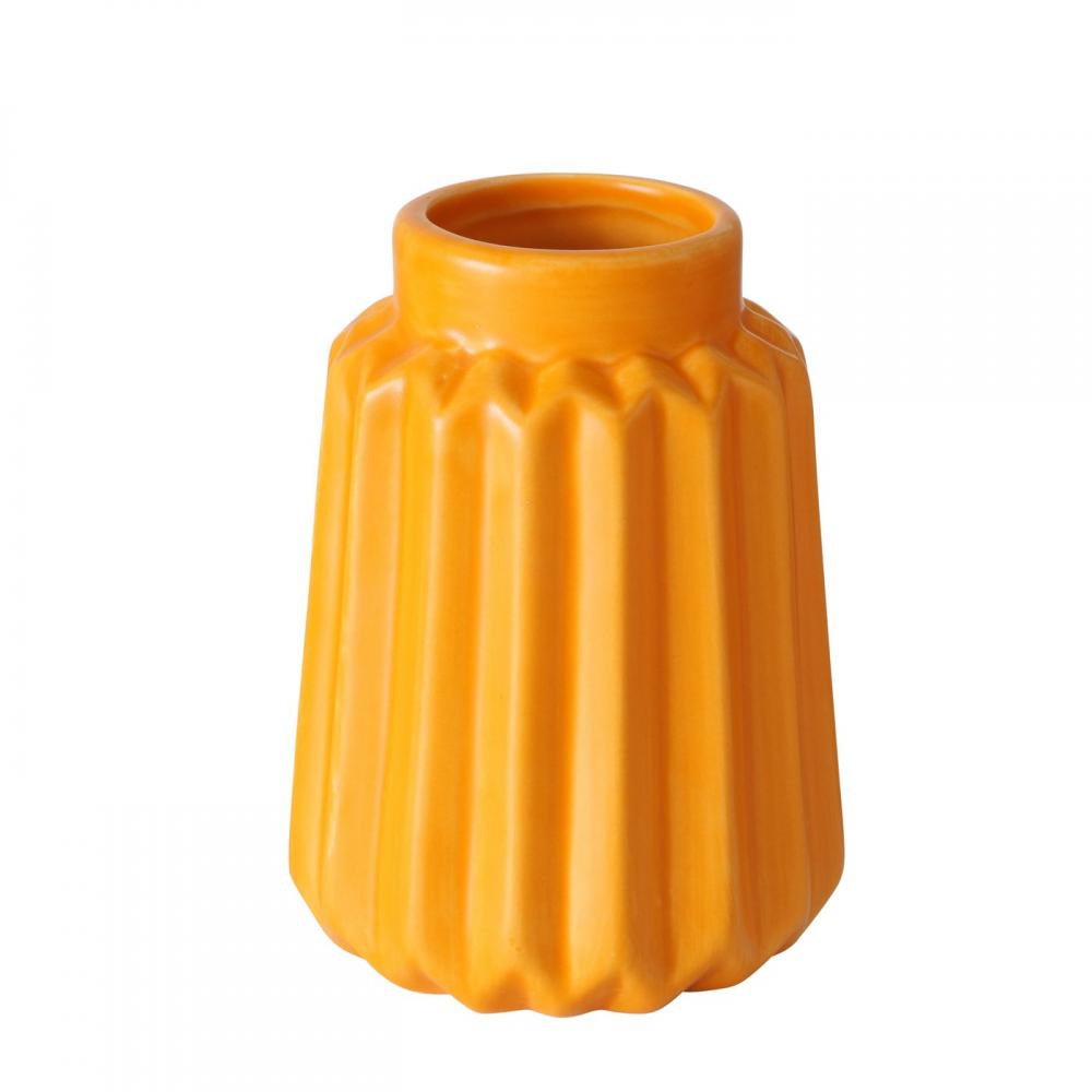 RAIGA VASE H10CM 3 ASS, GREEN/ORANGE/PINK, CERAMICS, Boltze