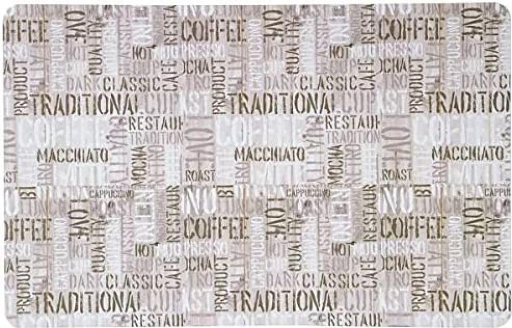 MAT 43.5x28CM, LETTER MOTIVE, PP PLASTIC, Kesper