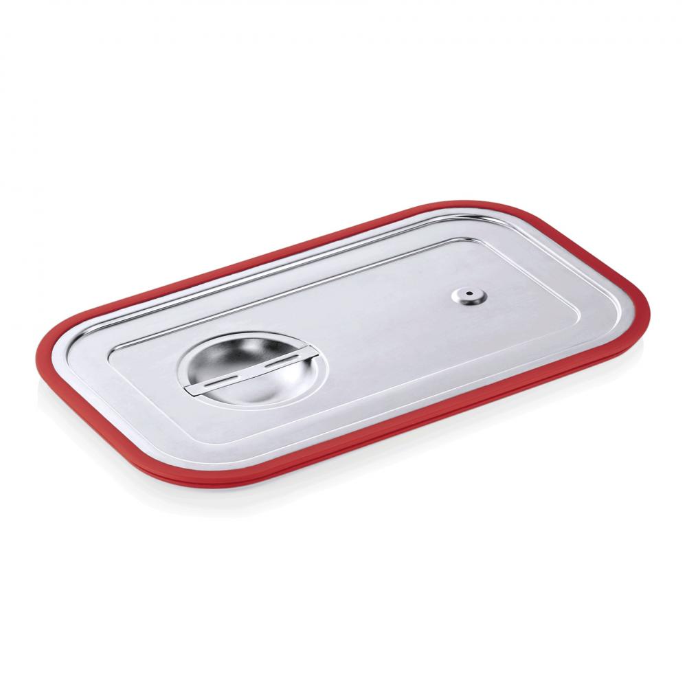GN 1/1 COVER FOR TRANSPORTATION WITH SILICONE SEAL, ST.ST., WAS