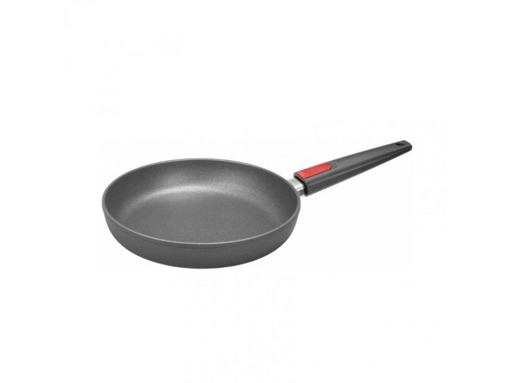 Non-stick pan TITANIUM NOWO 26 cm, for induction, removable handle,  titanium, WOLL 