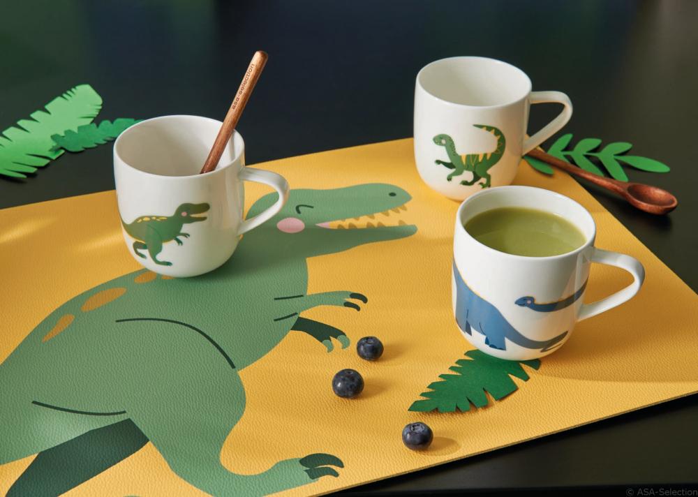 COPPA KIDS MUG 250ML, BRONTOSAURUS, PORCELAIN, ASA Selection