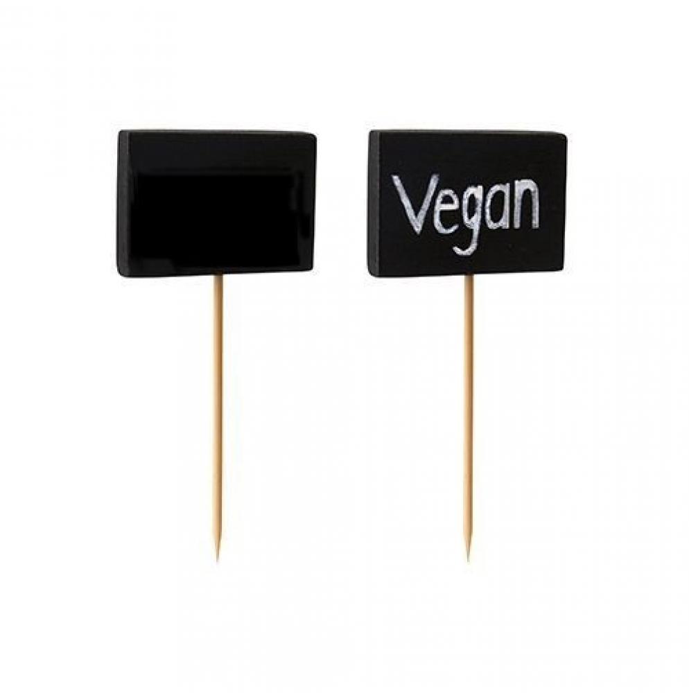 BLACKBOARD FOOD STICK 8.5CM 20PCS, BAMBOO [0,04 kg], Pap Star