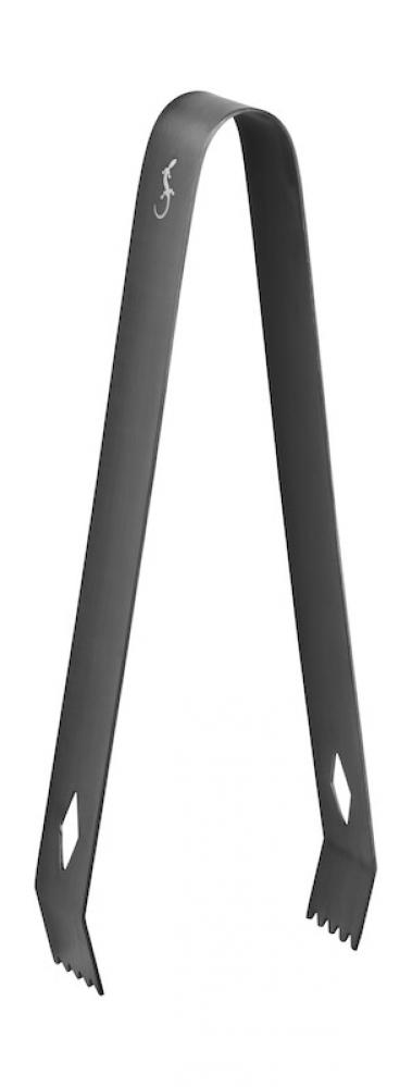 ICE CUBE TONG 16.5CM, SMOKEY GREY, STAINLESS STEEL, Lurch