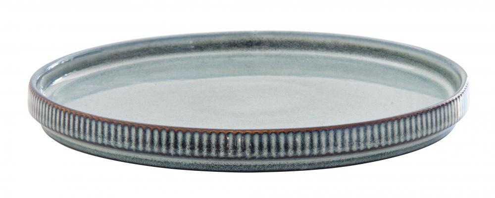 DOMUS PLATE 21CM, BLUE, CERAMIC, Easy Life