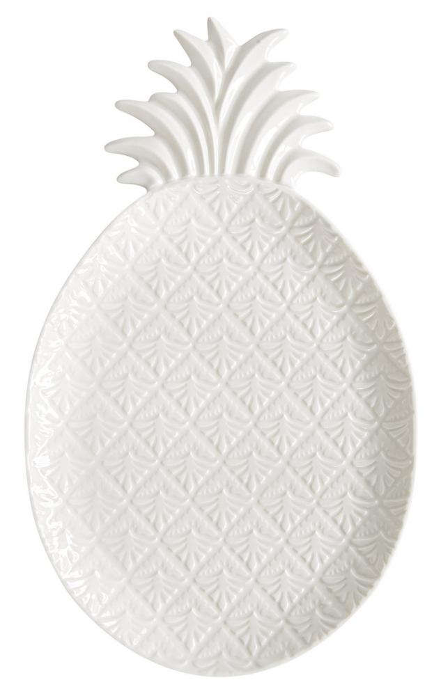 MADAGASCAR SĶĪVIS SERVĒŠANAI 36X21.5CM, BALTS, PORCELĀNS, Easy Life