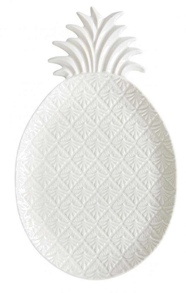 MADAGASCAR SĶĪVIS SERVĒŠANAI 28X17CM, BALTS, PORCELĀNS, Easy Life