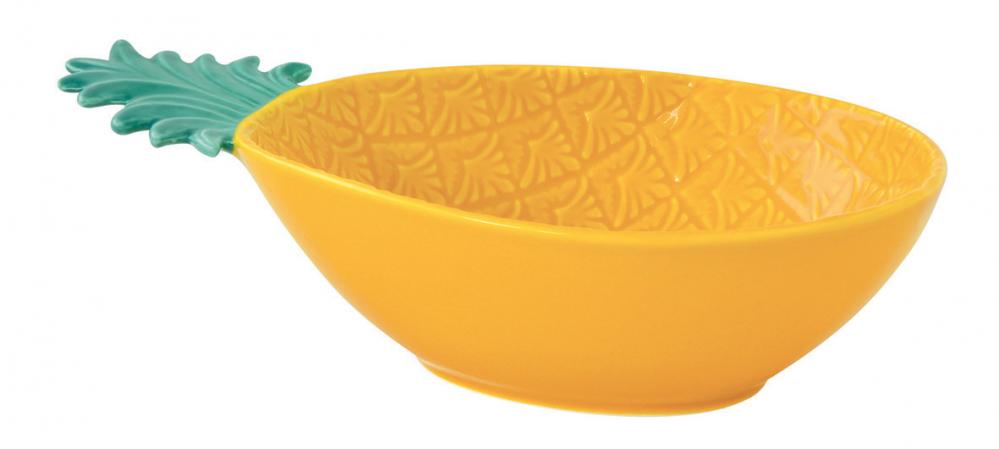 MADAGASCAR BĻODA SERVĒŠANAI 22.5X14.5CM, DZELTENA, PORCELĀNS, Easy Life