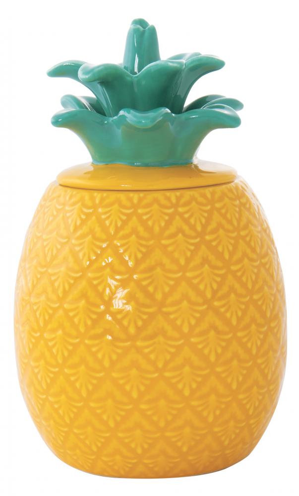 MADAGASCAR TRAUKS UZGLABĀŠANAI 11X11X18CM, DZELTENS, PORCELĀNS, Easy Life