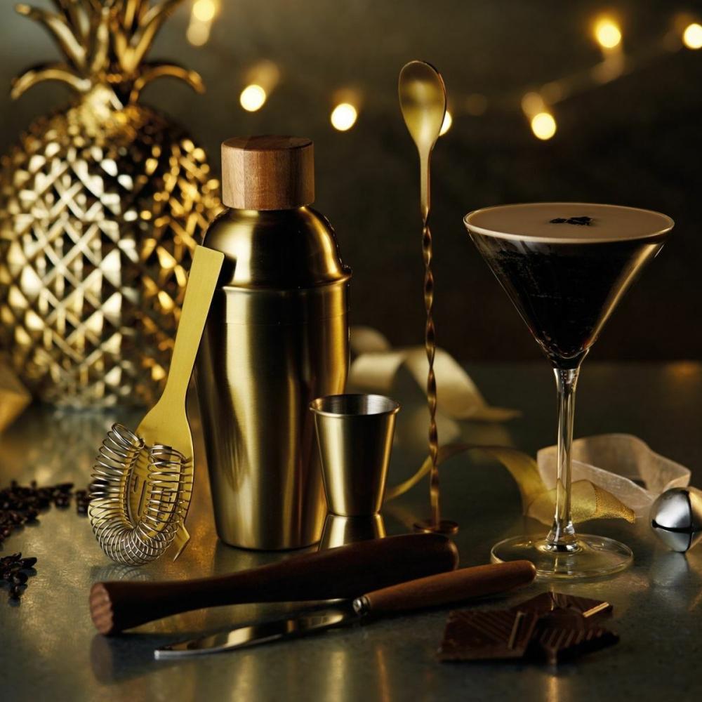 BARCRAFT BRASS COCKTAIL SET 6PC, Bar Craft