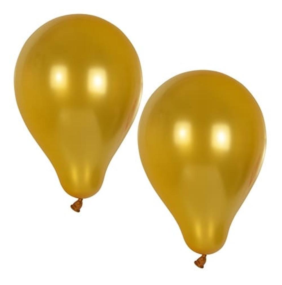 BALONI D25CM ZELTA KR., 10GAB., 0.03 kg / iepak., Pap Star