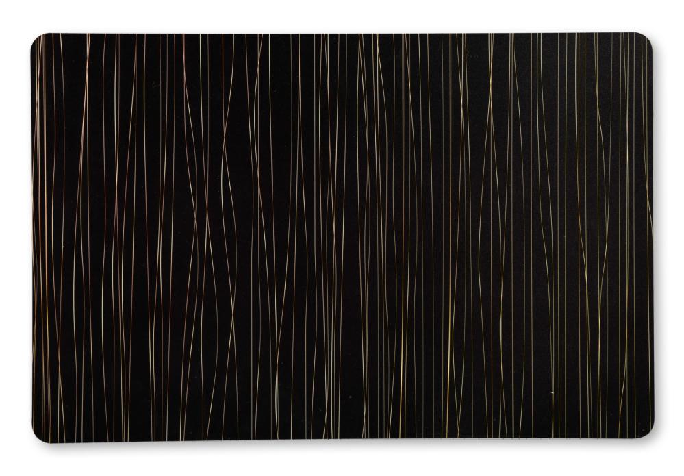 LAUAMATT 43.5X28CM MUST/KOLLASED TRIIBUD PP, Kesper