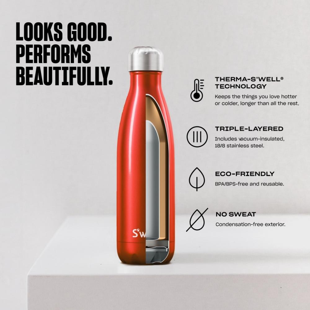 S'WELL CALACATTA GOLD TERMOKRŪZE 470ML, BALTA, N/T, Swell