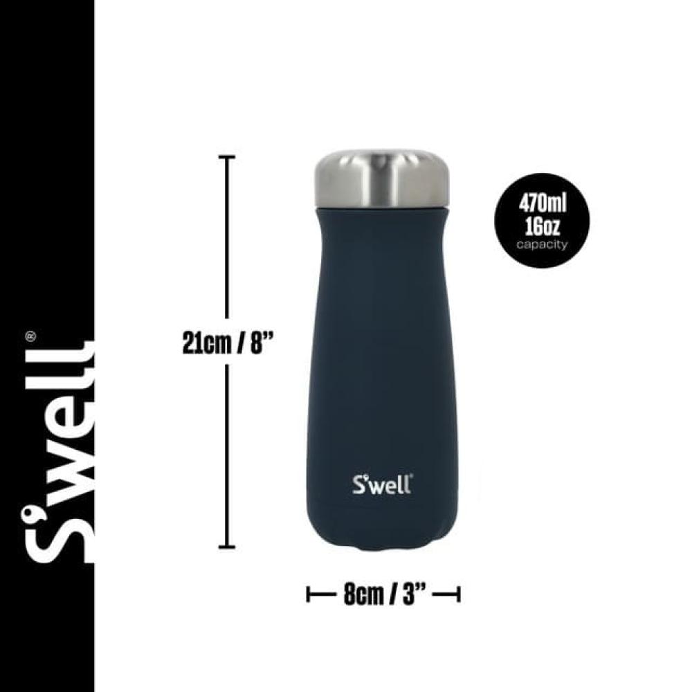 S'WELL AZURITE TERMOKRŪZE, 470ML, TUMŠI ZILA, N/T, Swell