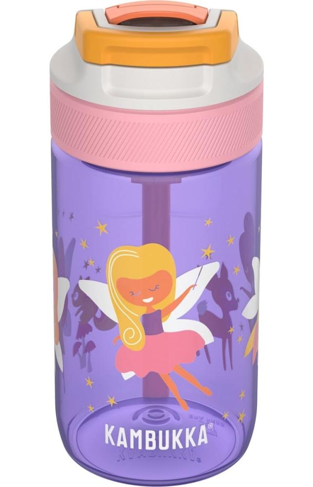 LAGOON ŪDENS PUDELE BĒRNIEM 400ML, PASAKU FEJA, TRITAN PLASTMASA, Kambukka