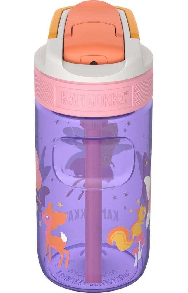 LAGOON ŪDENS PUDELE BĒRNIEM 400ML, PASAKU FEJA, TRITAN PLASTMASA, Kambukka
