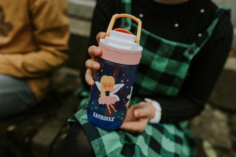LAGOON ŪDENS PUDELE BĒRNIEM 400ML, PASAKU FEJA, TRITAN PLASTMASA, Kambukka
