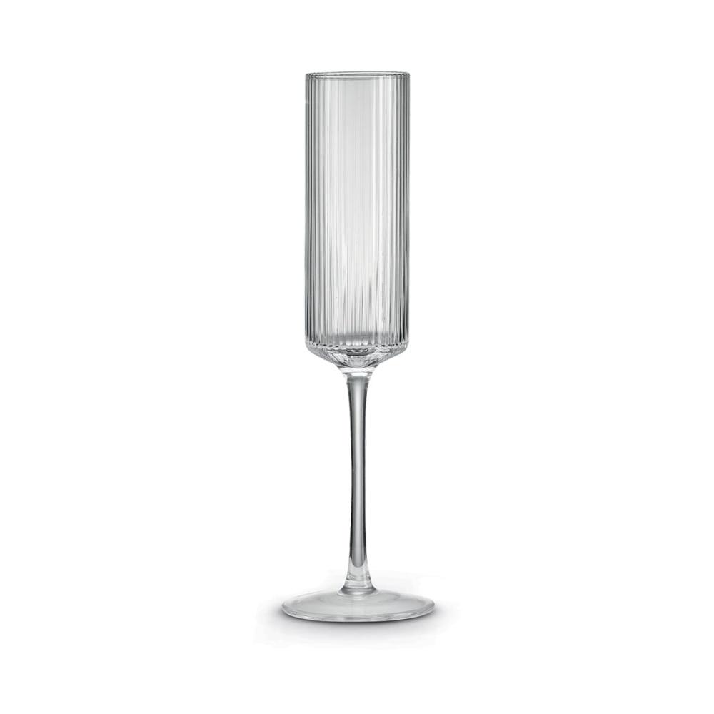 MODERN CLASSIC GLĀZES ŠAMPANIETIM 200ML, KOMPL. 2GAB, KRISTALĪNS, Pozzi Milano