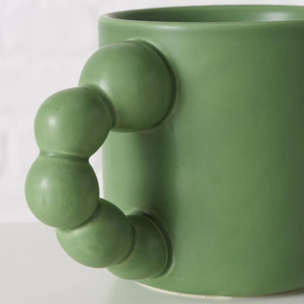JAVI MUG 400ML 3 TYPES, ORANGE/BLUE/GREEN, PORCELAIN, Boltze