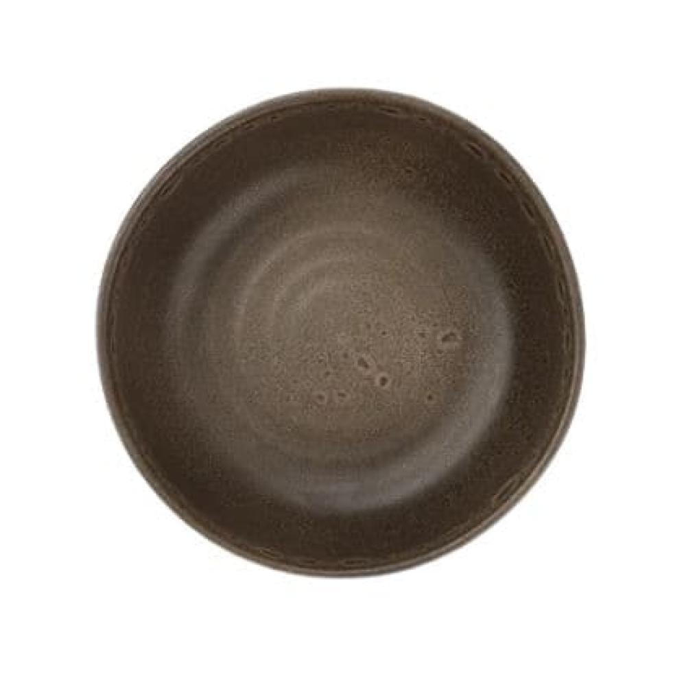 POKE BOWL SALAD BOWL 400ML, D14.5CM, H6CM, DARK BROWN, CERAMICS, ASA Selection