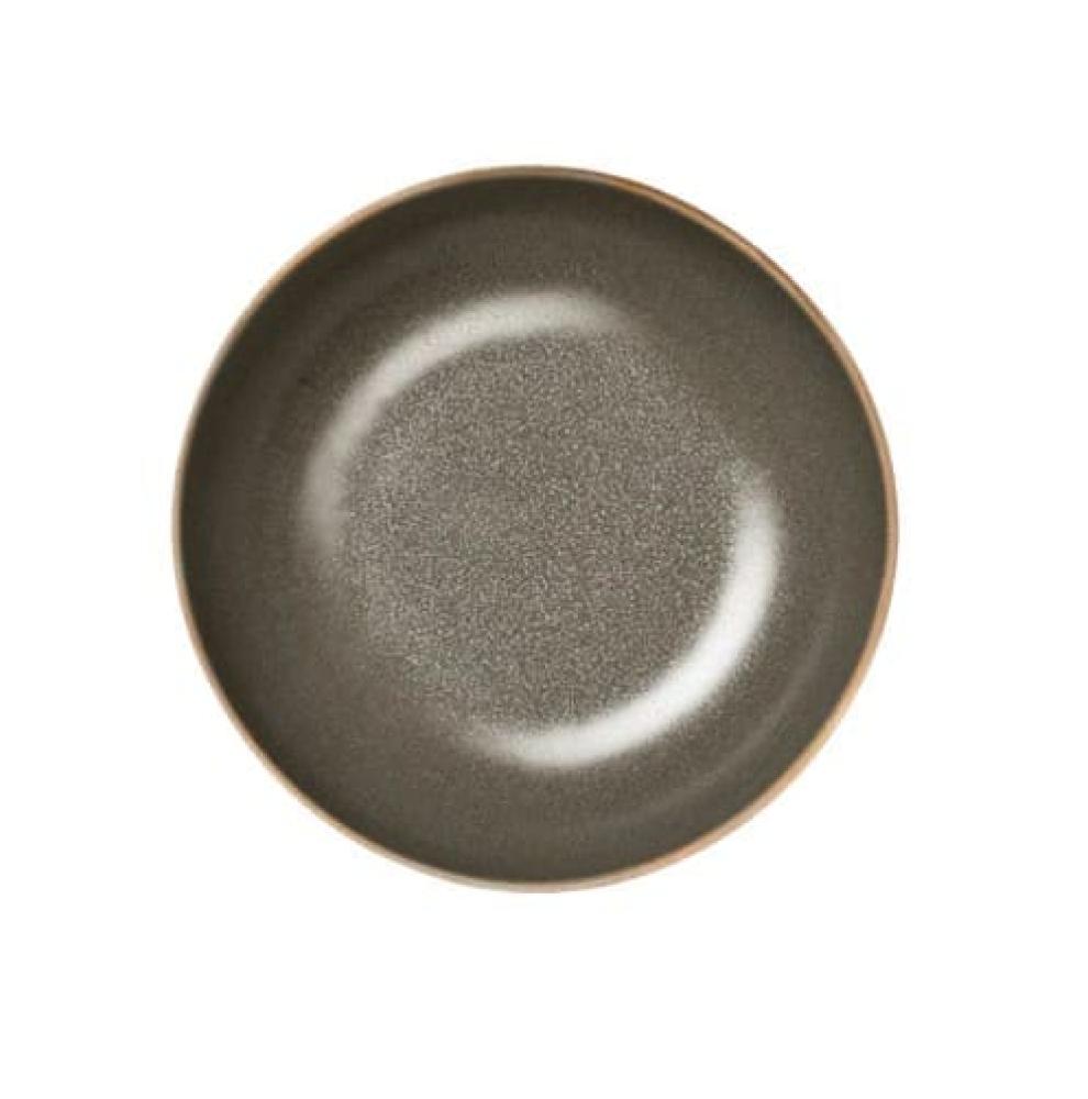 BELUGA PASTA PLATE 21CM, BROWN, CERAMICS, ASA Selection