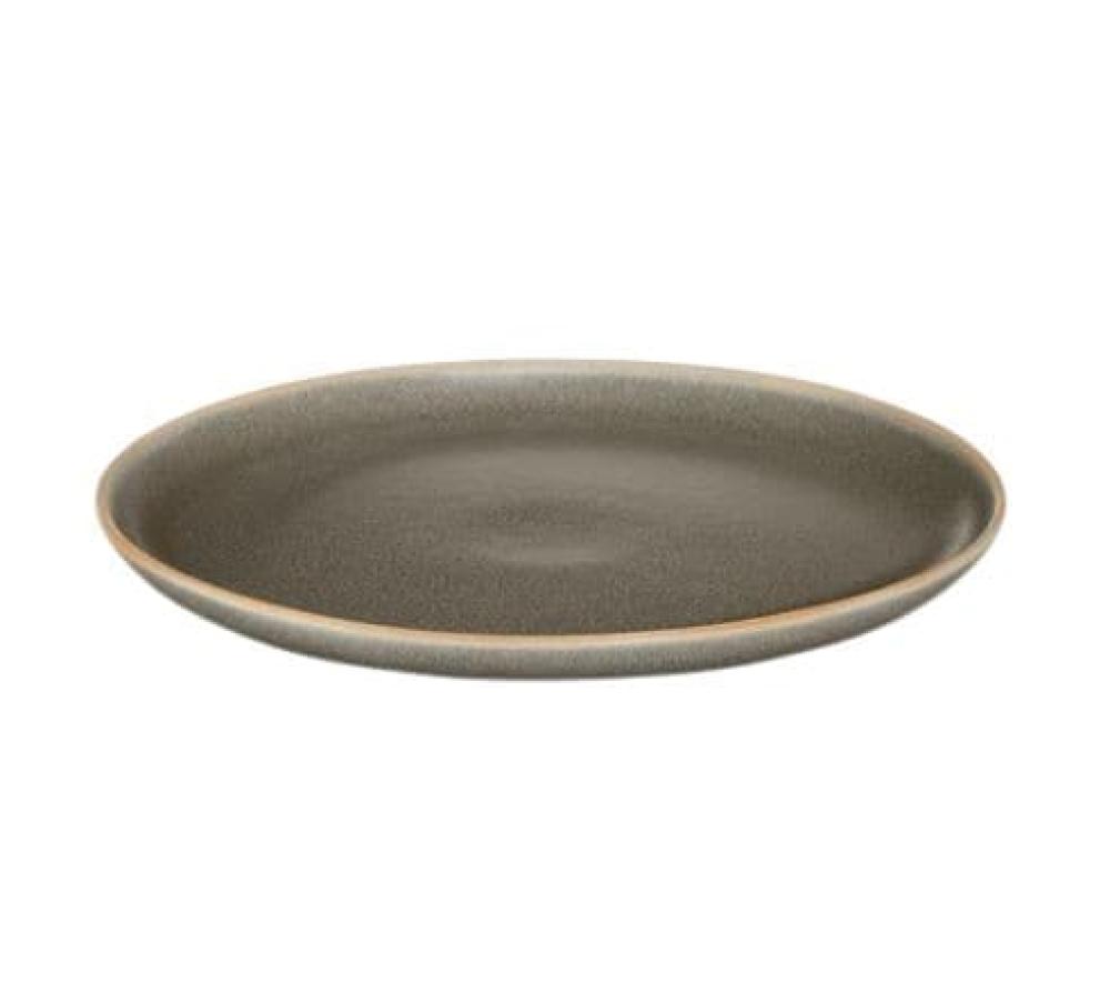 BELUGA DESSERT PLATE 21CM, BROWN, CERAMICS, ASA Selection